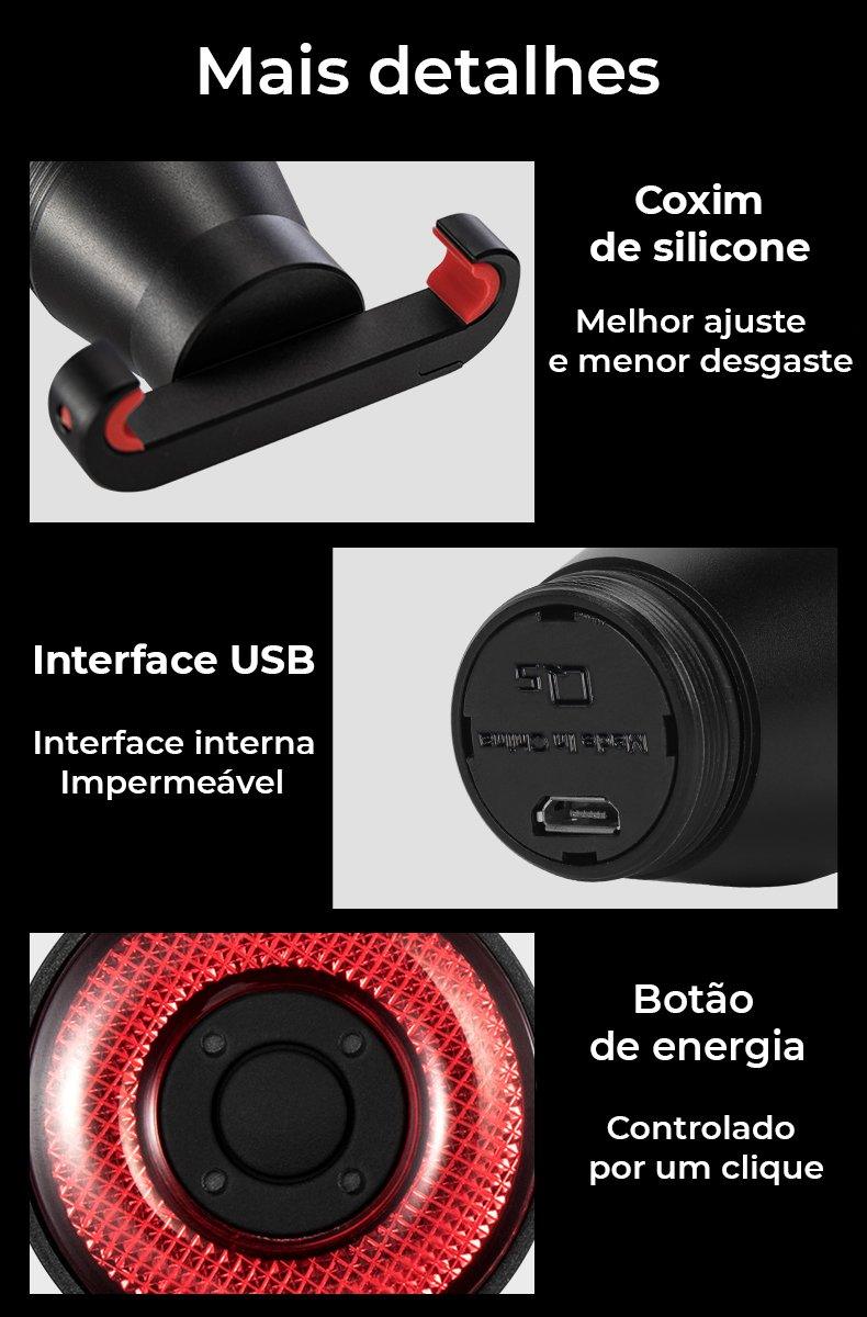 Lanterna Sensor de Movimento a Laser