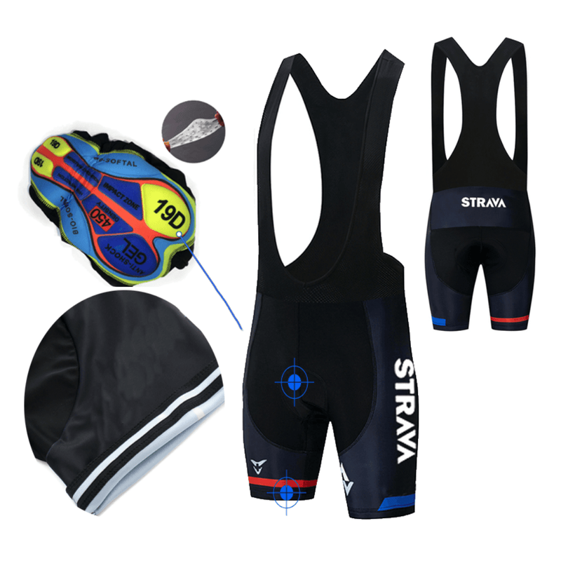 Bermuda ou Bretelle Strava UltraGel™ + BRINDE OCULOS BIKESPORTS