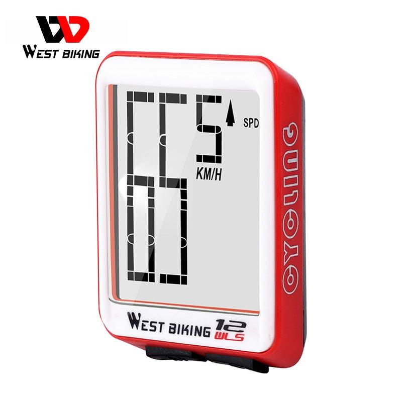 Odômetro Wireless Multifuncional West Biking