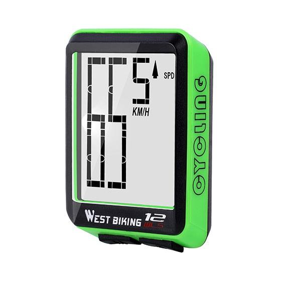 Odômetro Wireless Multifuncional West Biking