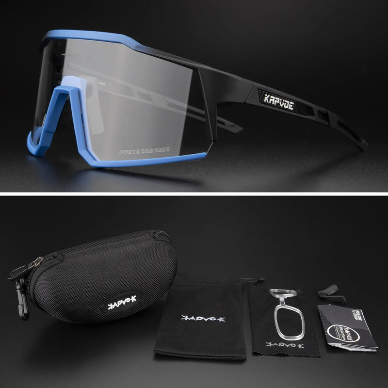 Óculos Fotocromático MTB + BRINDE Clipes de Lente de Grau