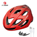 Capacete com Sinalizador e Viseira Recarregável X-Tiger